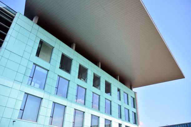 istock Modern corporate architecture - business and success concept 1156070338