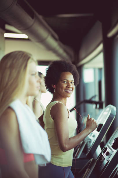istock Enjoying some tunes, enjoying in exercise. 1156072840