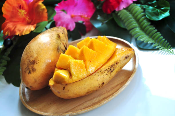 istock PIeces of Sweet Thai Mango on Plate 1156079205