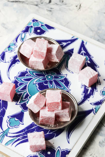 istock Turkish delight with rose flovar 1156087730