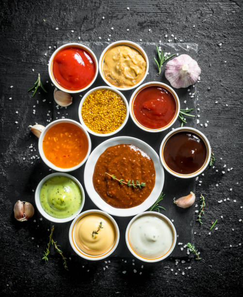 istock Big set of sauces. 1156092130
