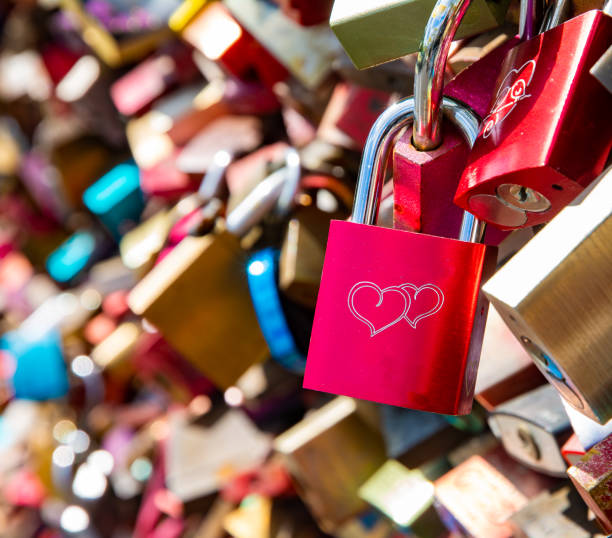 istock Locks as symbol for everlasting love 1156093668