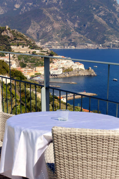 istock tables and chairs in the garden 1156096060