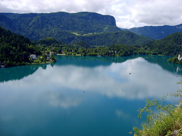 istock Panoramic view of Bled Lake, Slovenia 1156097660