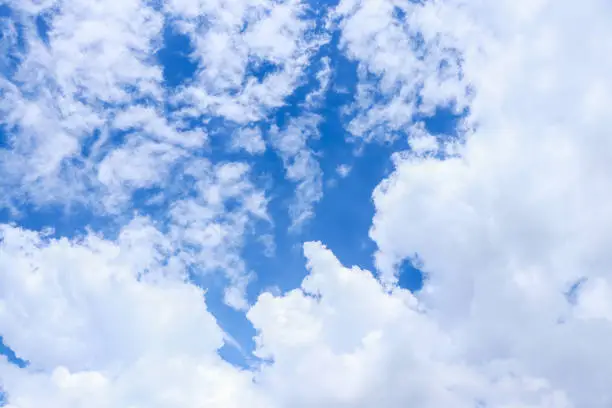 Sky with beautiful clouds,Sky clouds background.