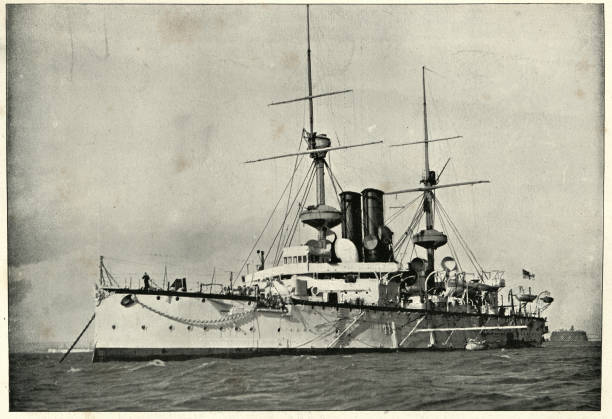 istock HMS Centurion, Battleship of the Royal Navy, 1896 1156101694