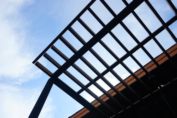 Rooftop, Wood - Material, Angle, Architectural Feature, Blinds