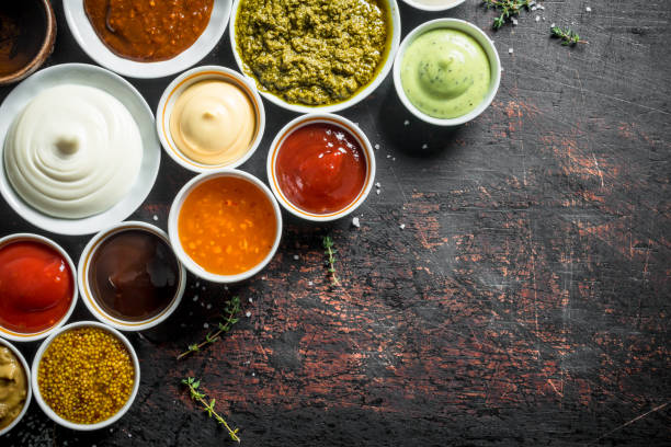 istock Range of different types of sauces. 1156109594