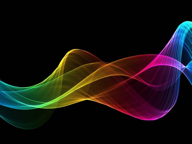 istock Wave abstract images, color design Abstract colored wave 1156112856