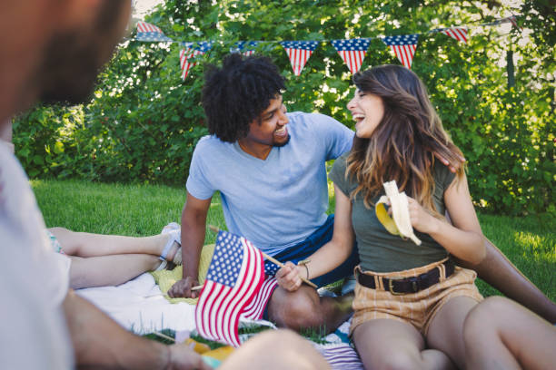istock Celebrating fourth July 1156115605
