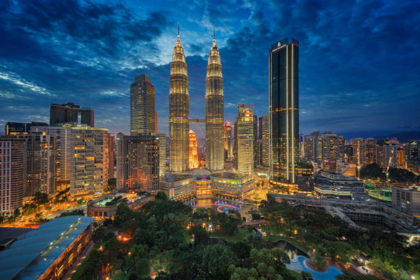 istock Blue Hour of Malaysia. 1156116659