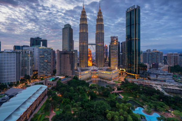 istock Blue Hour of Malaysia. 1156119251