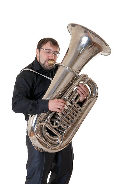 istock The man plays a tuba 115611931