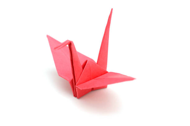 istock Red Origami Crane 1156119830