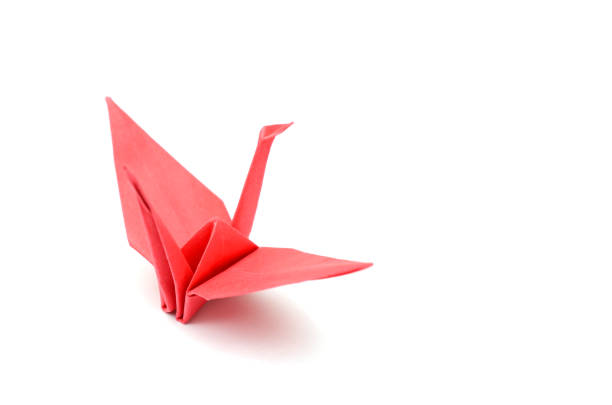 istock A red origami bird isolated on white 1156119872