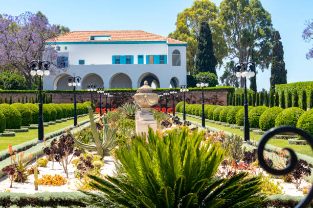 istock bahai gardens in Akko 1156123060