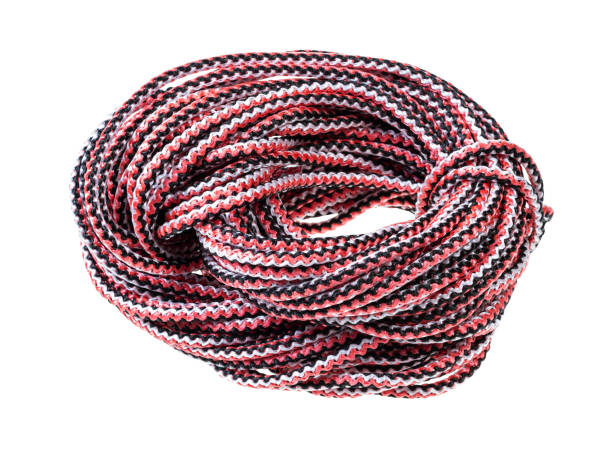 istock bight of multicolour synthetic rope cut out 1156124743