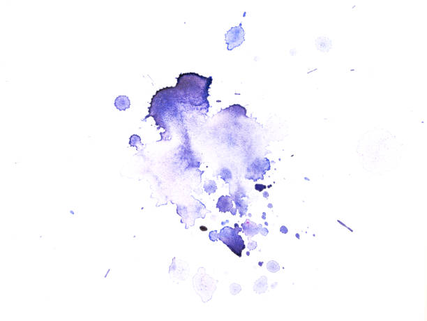 istock blue stain paint splatter paint watercolor element 1156125071
