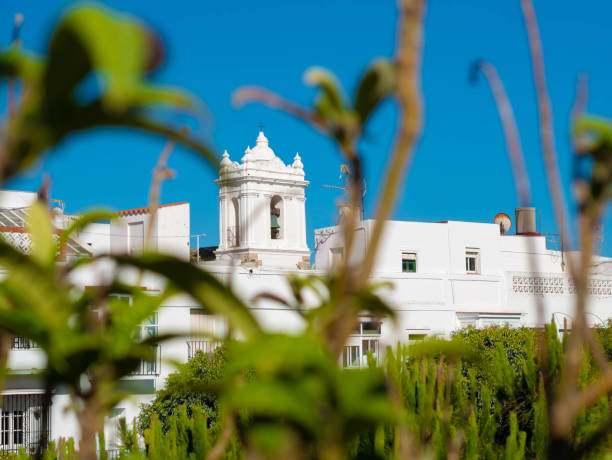 タリファの旧市街 - christianity cadiz spain old town ストックフォトと画像