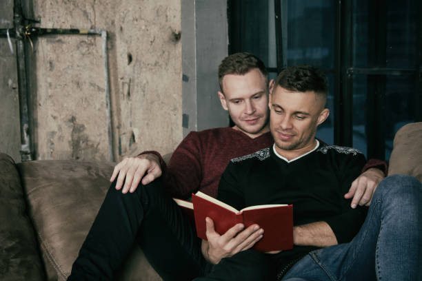 istock Young attractive couple resting at home. 1156129854