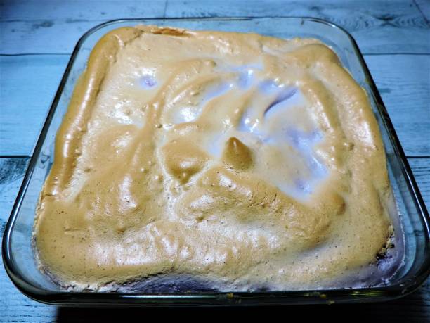 istock Homemade summer raspberry meringue pie. 1156133691