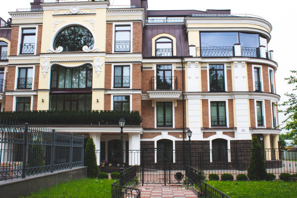 istock Luxury residential building 1156151919