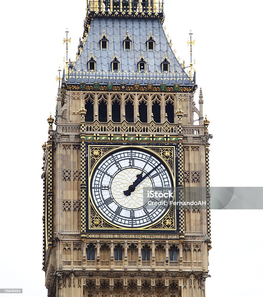 Big Ben Isoliert - Lizenzfrei Big Ben Stock-Foto