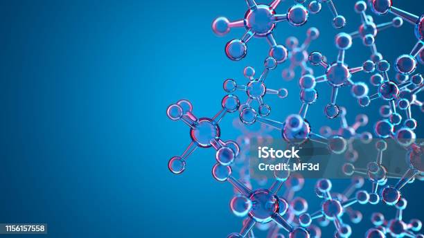 Abstract Molecular Structure Stock Photo - Download Image Now - Science, Healthcare And Medicine, Abstract