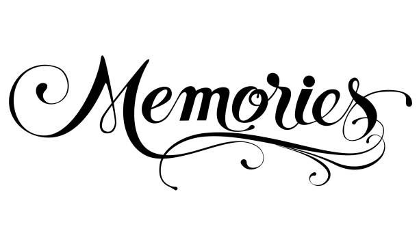 Memories vector art illustration