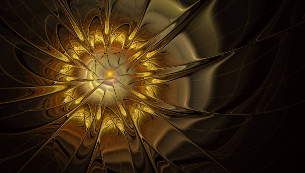 Smooth gold Fiery blossom.