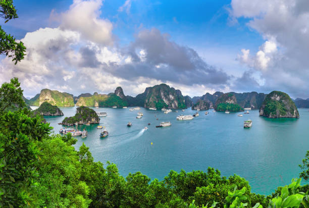 istock Panorama on Ha Long Bay, Vietnam 1156162483