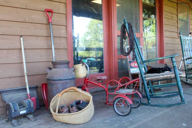 istock Country Farmhouse Front Porch 1156168178