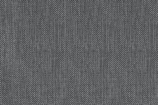Gray cotton linen fabric seamless texture stock photo
