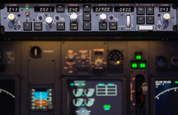 istock Aircraft cockpit instrument 1156175381