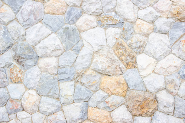 istock Background texture of Medieval natural stone wall textured background. 1156175428