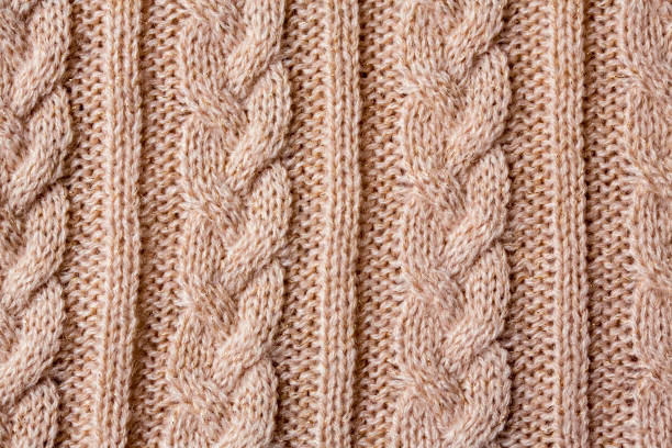 istock pink beige cable stitch knitted woolen background 1156180343