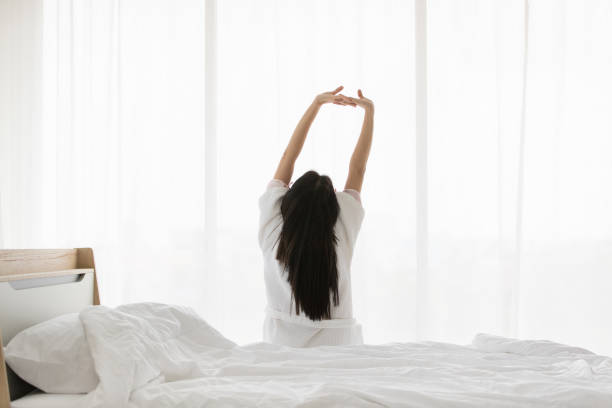 istock Woman on bedroom 1156194405