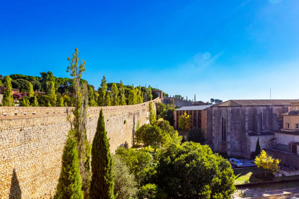 istock Girona City Walls, Girona landmarks 1156212396
