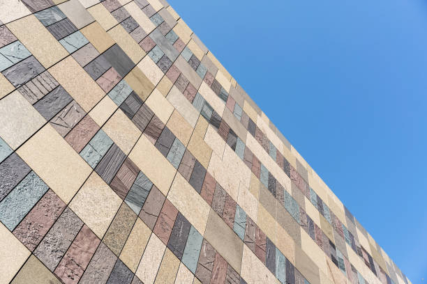 istock looking up view of stone tile ceramic brick wall 1156216689