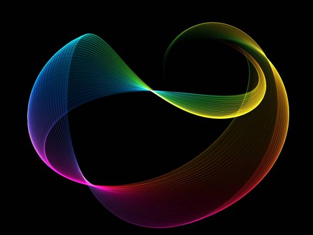 istock Wave abstract images, color design Abstract colored wave 1156218639