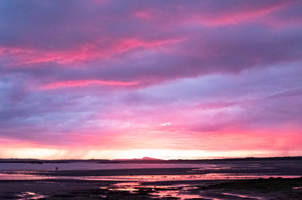 istock Sunset on Anglesey Beach with Stormy Sky 1156220040