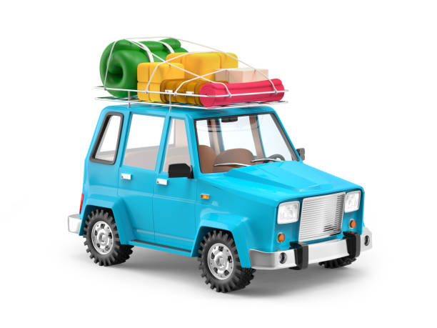 istock SUV adventure cartoon 1156220196