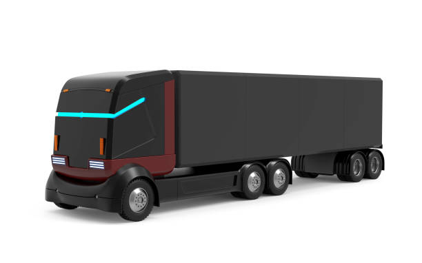 istock self-driving truck futuristic black 1156220217