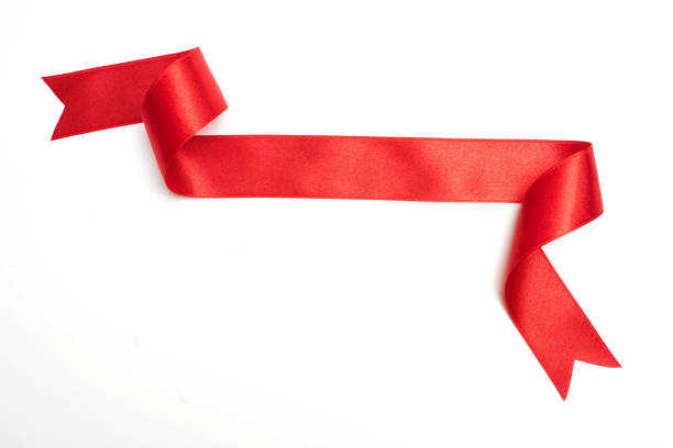 istock red ribbon banner on white background 1156234013