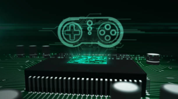 istock CPU on board with gamepad symbol hologram 1156240798