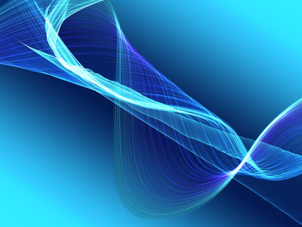 istock Nice abstract flame wave background with soft gradient and amazing futuristic bright shapes 1156241549