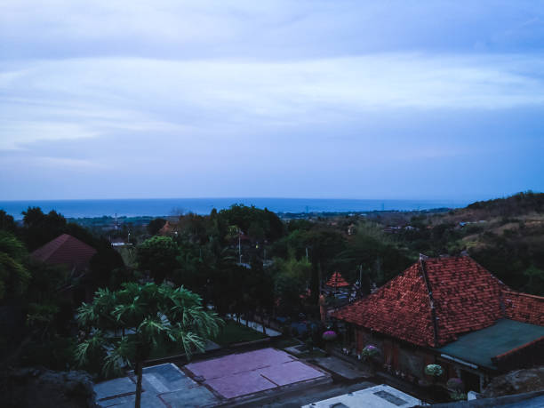 View from a 180 degree bvlgari villa in Bali