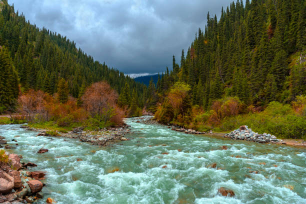 Tien Shan mountains ( Jeti-Oguz valley) in Kyrgyzstan