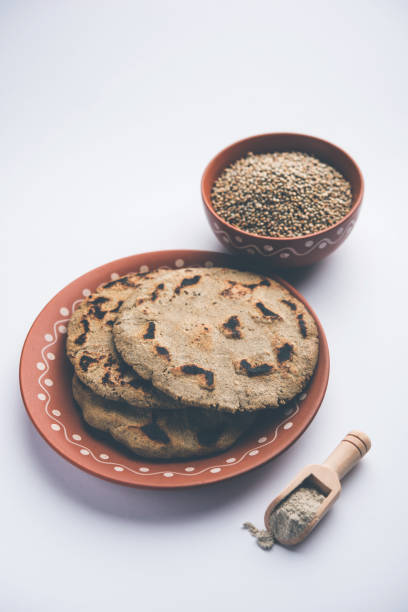 istock bajra / sorghum ki roti or pearl millet flat bread 1156260706