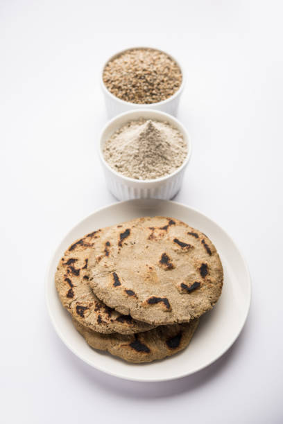 istock bajra / sorghum ki roti or pearl millet flat bread 1156260801